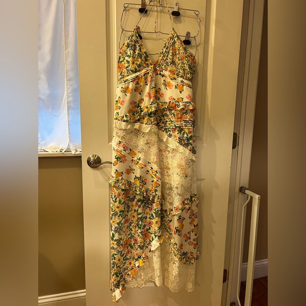 For Love and Lemons Rosalyn maxi dress - marigold